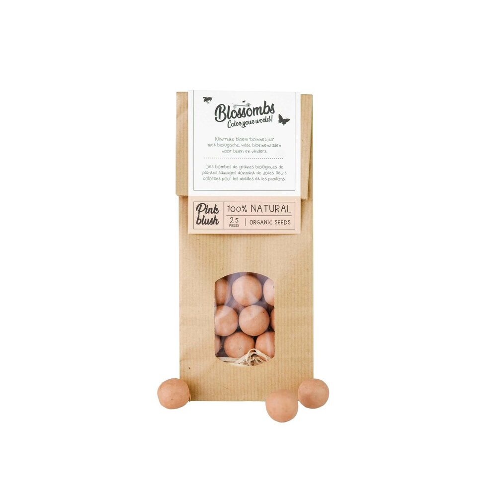 Kraftzak Zaadbolletjes - Blush Pink