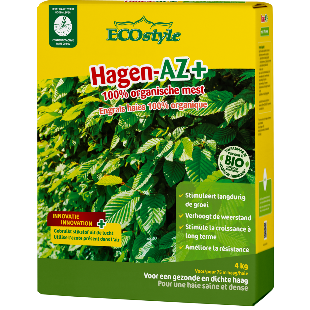 Ecostyle Hagen-AZ+ 4 Kg - Organische Hagenmest