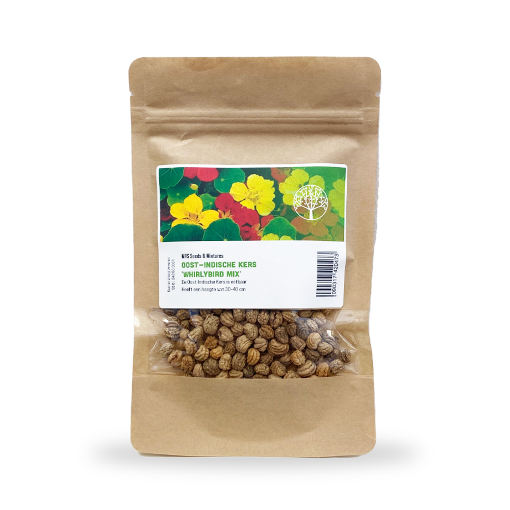 Oost-Indische Kers 'Whirlybird Mix' - Tropaeolum Majus Nanum