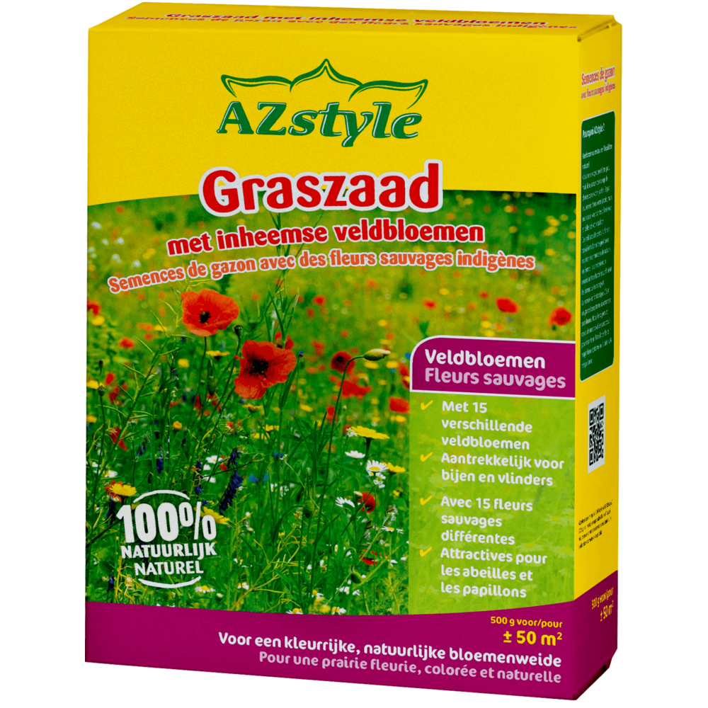 Ecostyle Graszaad Met Inheemse Veldbloemen - 500 Gram