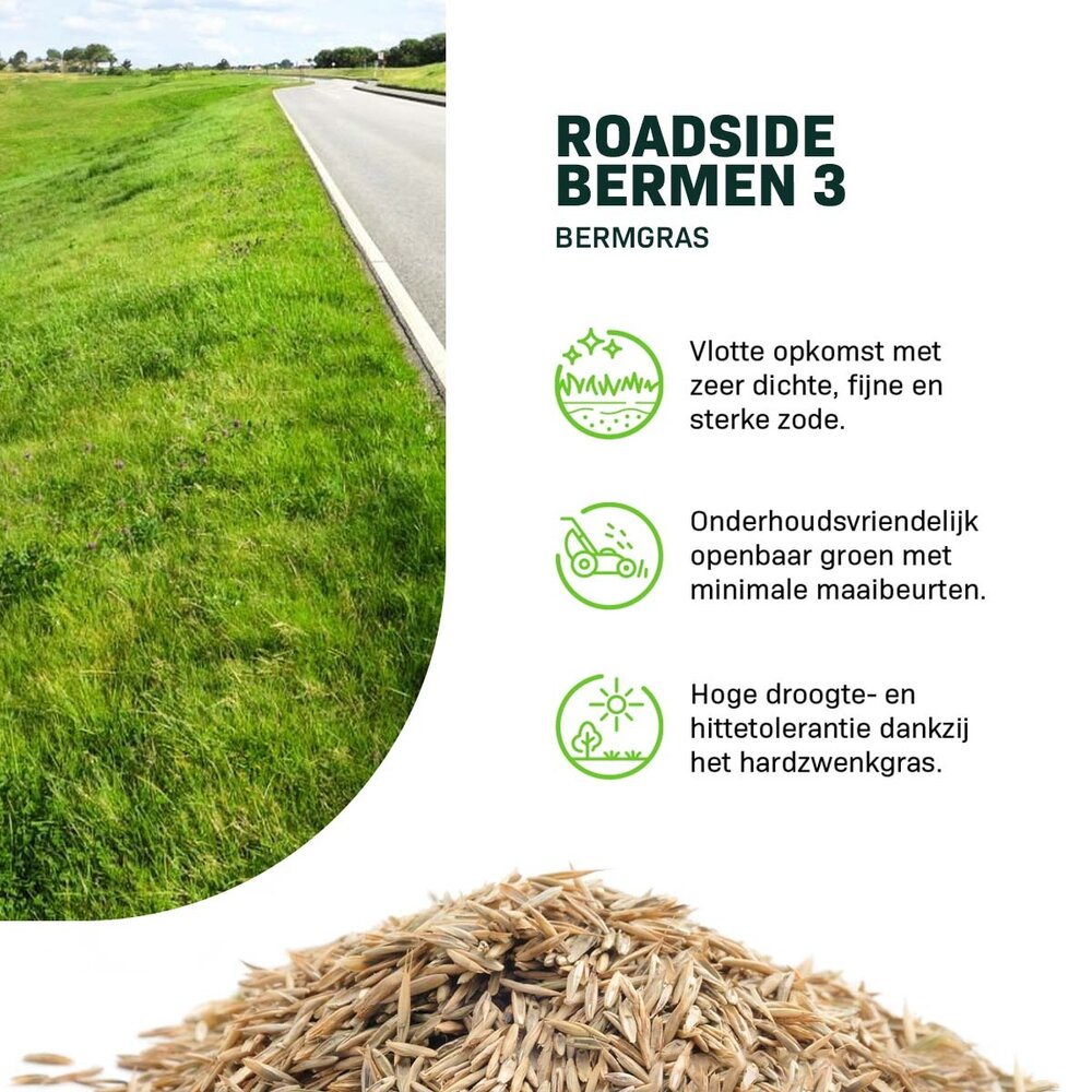 Roadside - Bermen 3 | Bermgras 15KG