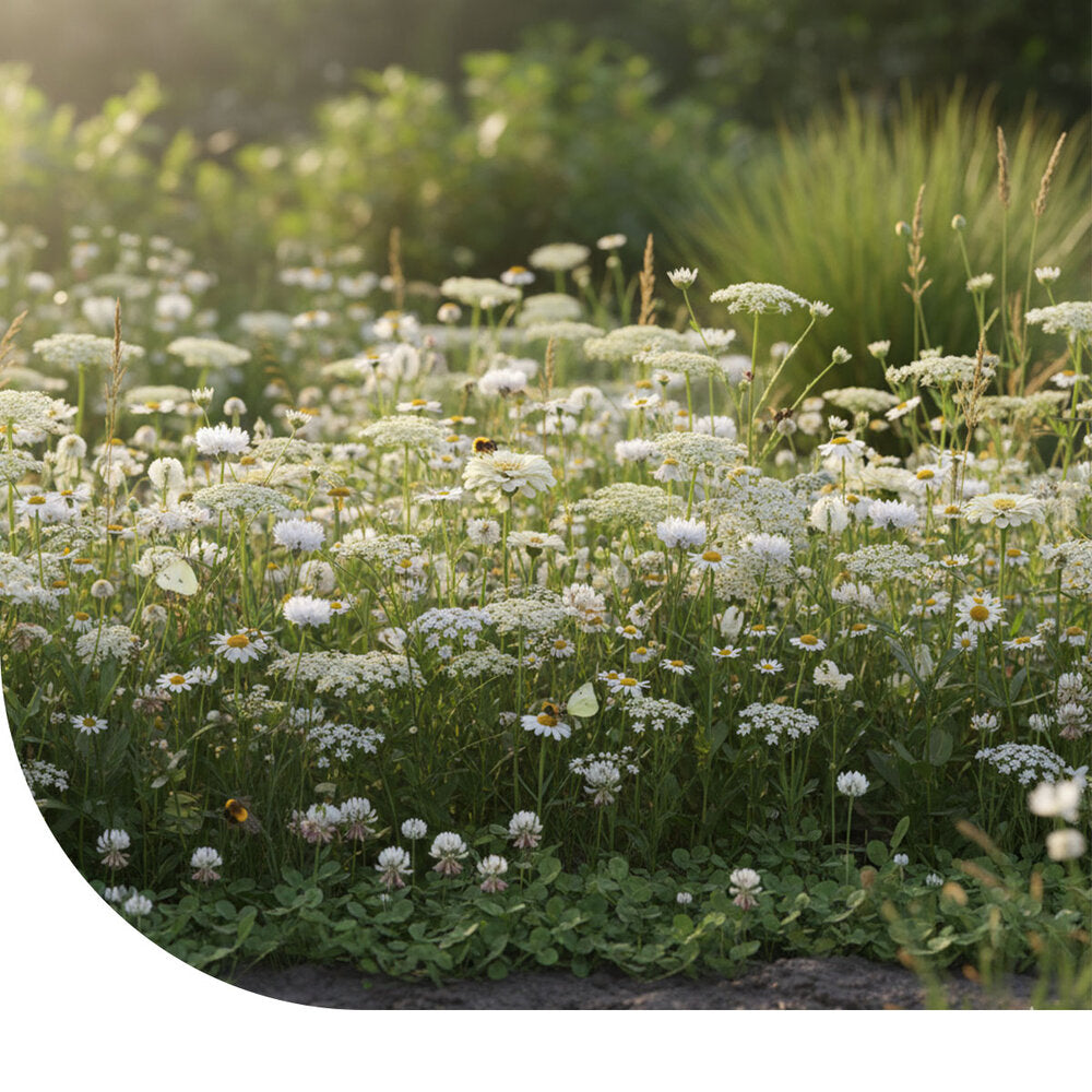  Witte Wilde Bloemen Mix - 14 Soorten