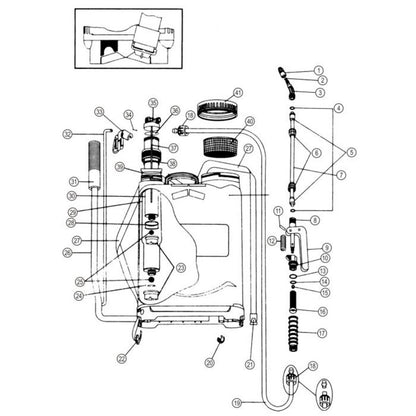 Talen Tools Rugspuit Professioneel12L - Zuurbestendig