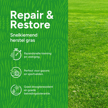  Repair & Restore - Gazonherstel | Snelkiemend Graszaad