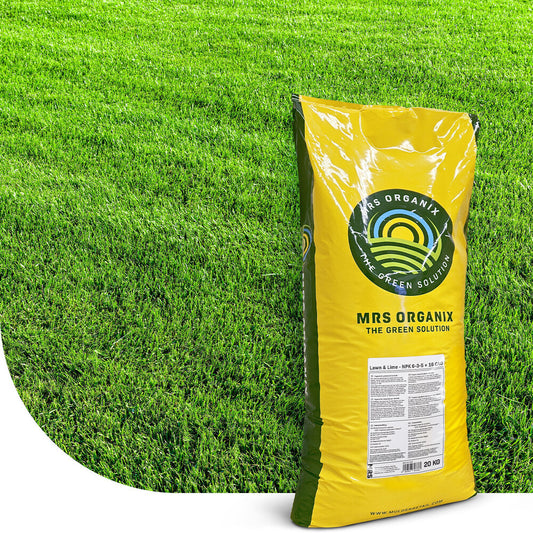  Lawn & Lime - Organische Gazonmest Met Kalk | 20 Kg - 250 M²
