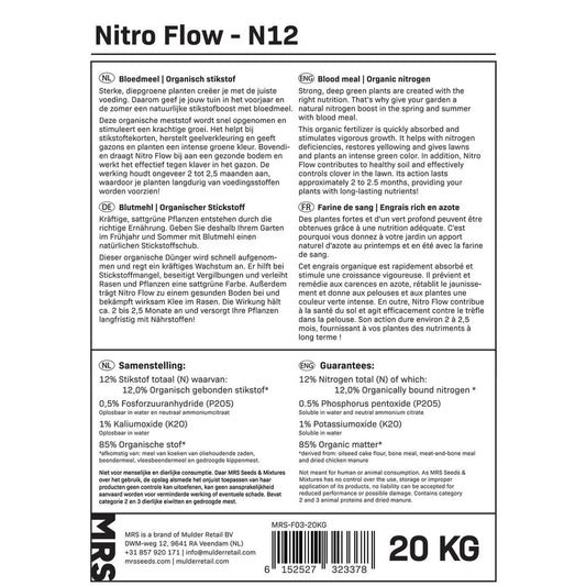  Nitro Flow - Bloedmeel | 20 Kg - 400 M²