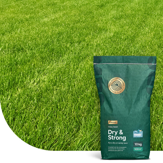  Dry & Strong Premium - Droogtebestendig Graszaad 10 Kg - 500 M²