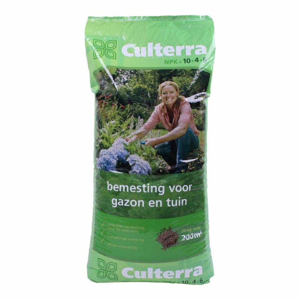  Groen 10+4+6 20KG Mestkorrel Culterra