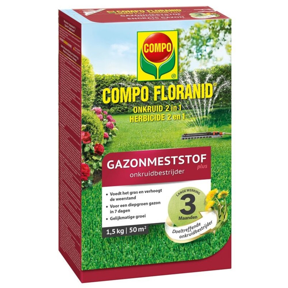 Compo Onkruidverdelger & Gazonmest 2-in-1