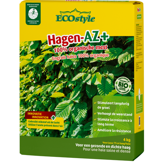 Ecostyle Hagen-AZ+ 4 Kg - Organische Hagenmest