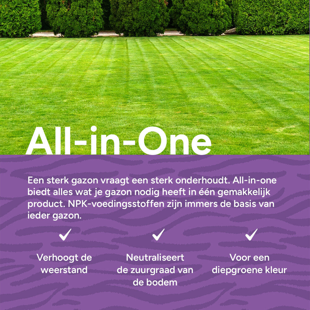  All-in-One - Gazonmest Met Kalk | 20KG-500m2