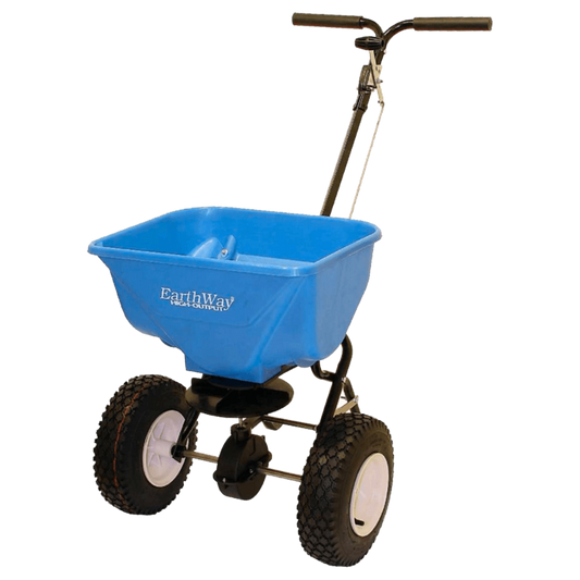  2130 Zout- Meststofstrooier Duwmodel 30 Liter - Blauw