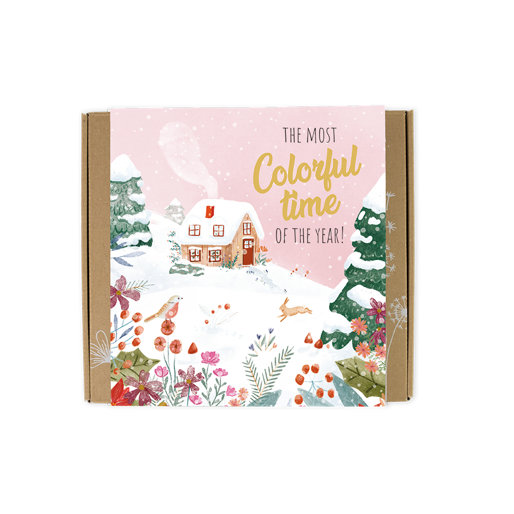  Giftbox Medium - Most Colorful Time Of The Year - 9 Stuks