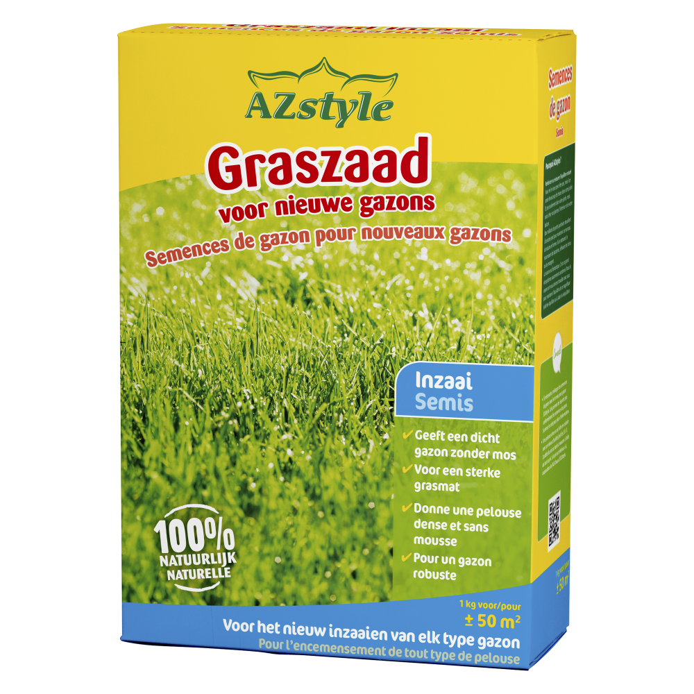 Ecostyle Graszaad Inzaai - Voor Nieuwe Gazons