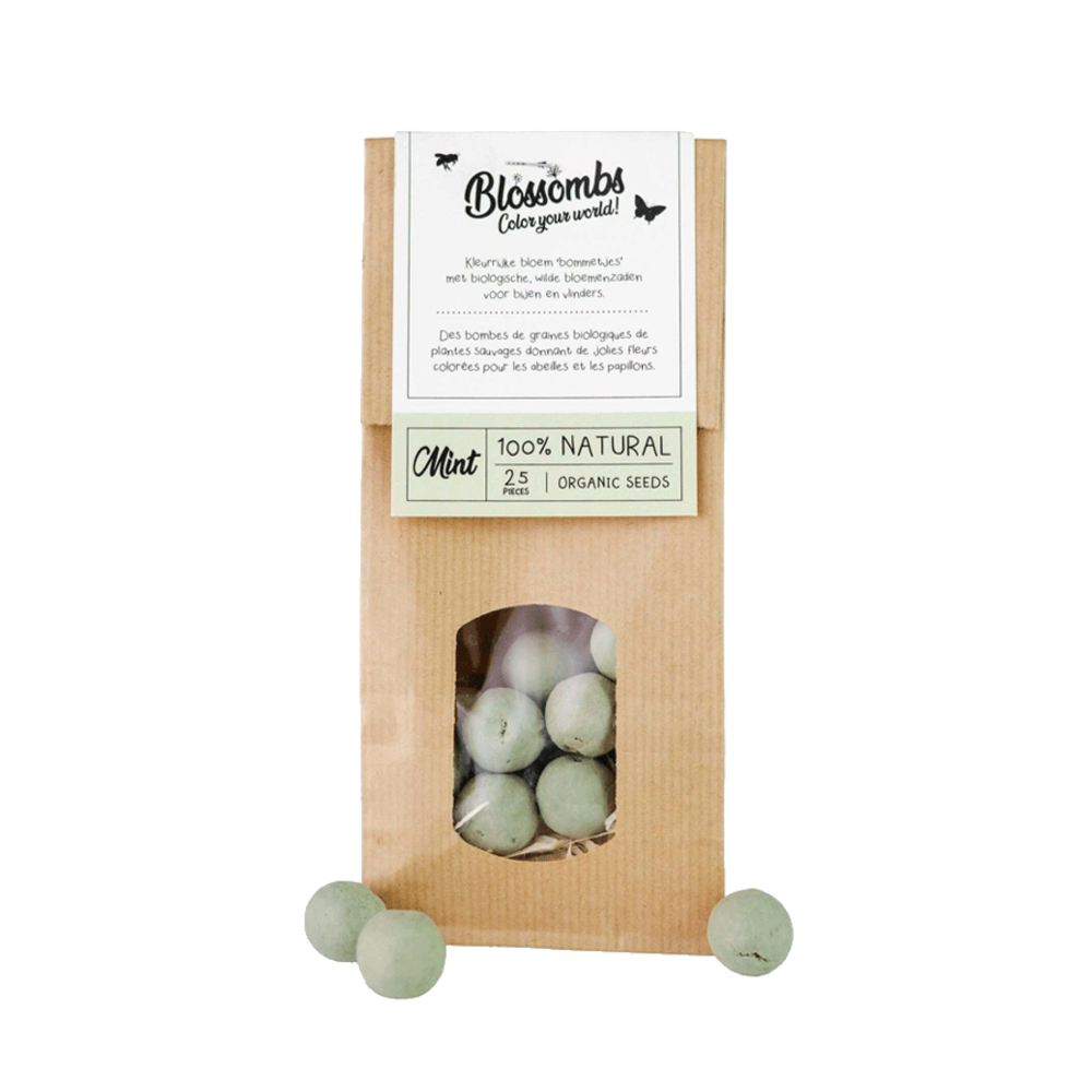  Kraftzak Zaadbolletjes - Bosgroen - Mint