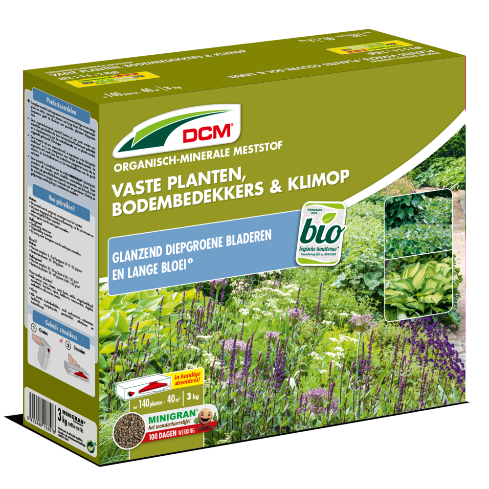 DCM Meststof Vaste Planten, Bodembedekkers & Klimop 3 KG