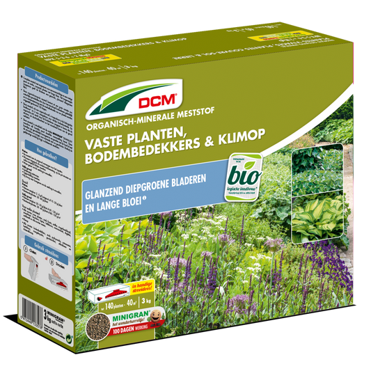 DCM Meststof Vaste Planten, Bodembedekkers & Klimop 3 KG