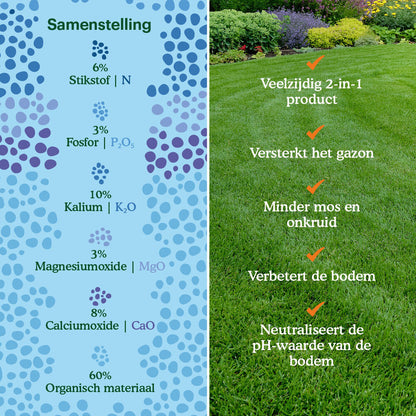  Vital Lawn - Gazonmest Met Kalk - 3 Kg