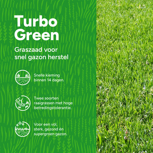  Turbo Green - Graszaad | Snel Gazon Herstel